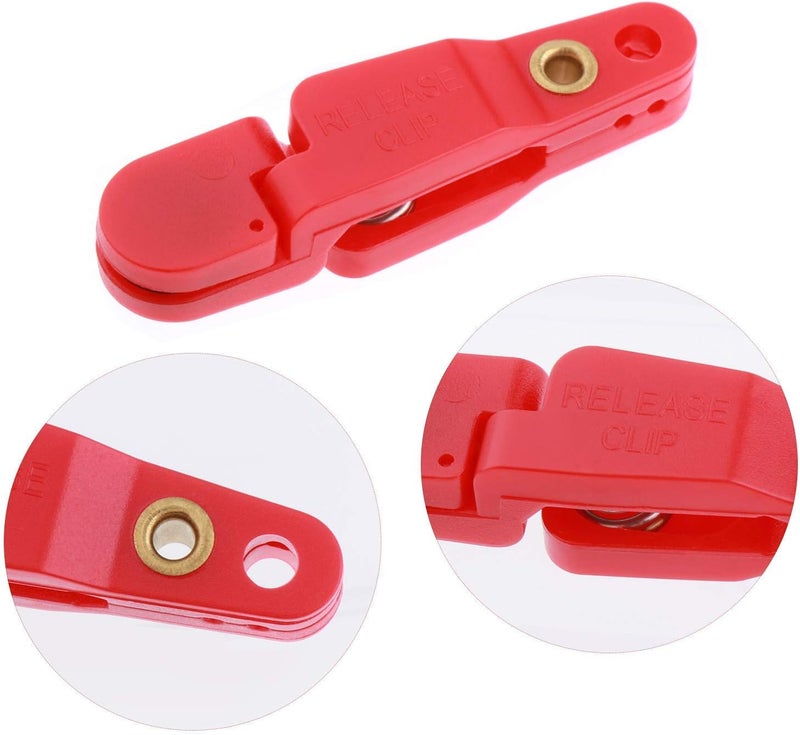KACOMACO Heavy Tension Snap Release Clips for Weight Planer Board Kites Downrigger Trolling Fishing - Image 2